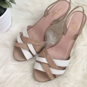 KATE SPADE | Sasha Neutral Slingback Open Toe 9.5
